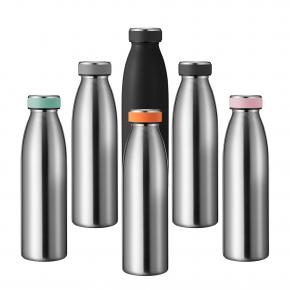  700ml Water Bottle For Sports Outdoor Kids Students Stainless Steel Metal Water Bottles 1l With Custom Logo Set