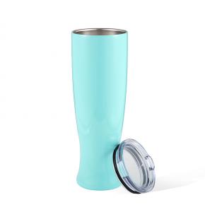 Hot sale 20oz30oz vase shape wide mouth custom tumbler water bottle stainless steel with straw