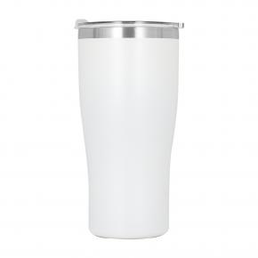 Stainless Steel 20 oz Tumbler Black Mug With Straw Lid And Brush Reusable Custom Logo Tumbler