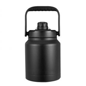 Gallon Water Bottle with  Stainless Steel Wide Mouth Growler 