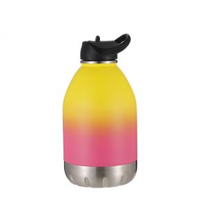 Custom logo double wall vacuum insulated 1 gallon half gallon water bottle jug