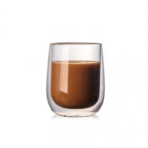 Top Seller 250ml 350ml Clear Drinkware Glassware Dinking Glasses Espresso Tumbler Iced Coffee Cups Tea Mug Double Wall Glass Cup