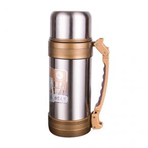 Custom Logo Portable Stainless Steel Travel Pot Vacuum Thermos Flask Vacuum Thermos